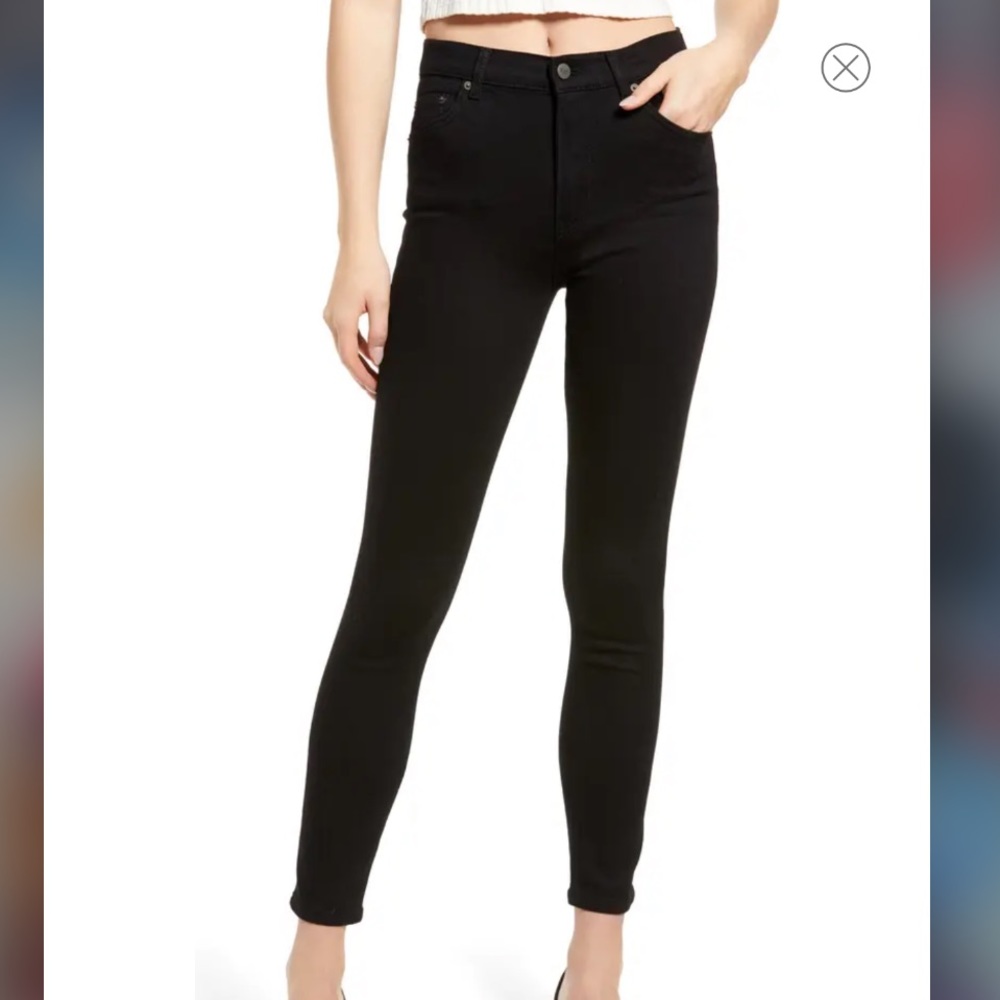 REFORMATION Harper High & Skinny Jeans
